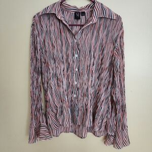 Milano Ladies Stretch Blouse Size L